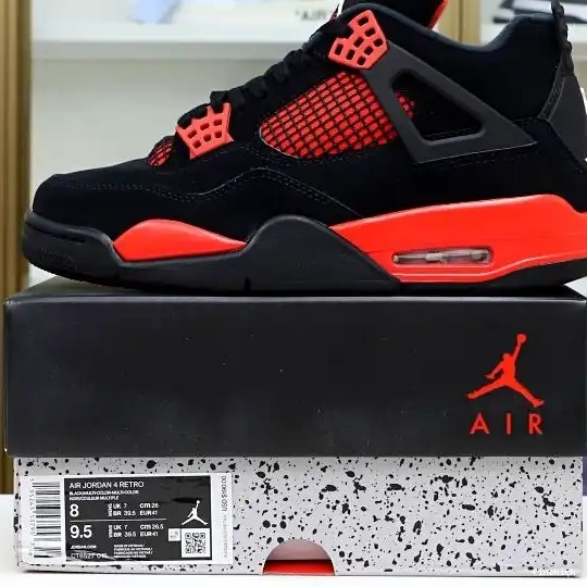 AIR RETRO 4 'RED JORDAN THUNDER' 0625